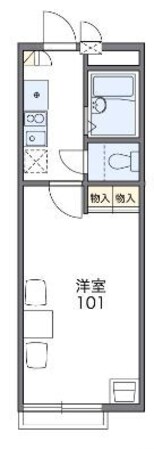 レオパレスエグランテ大岡の物件間取画像